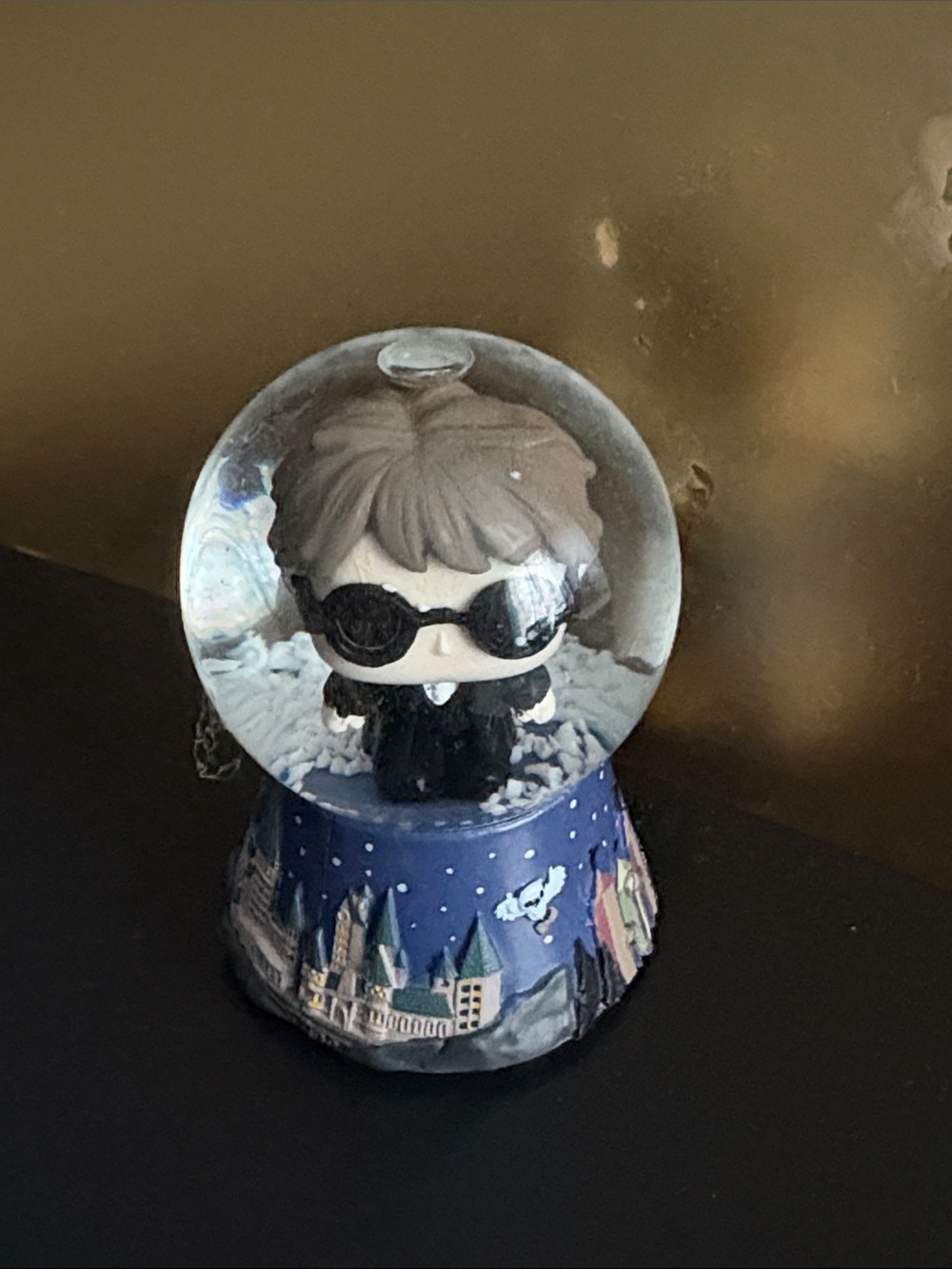 Funko Harry Potter Snow Globe Figure with Blue Base and Brown Hair